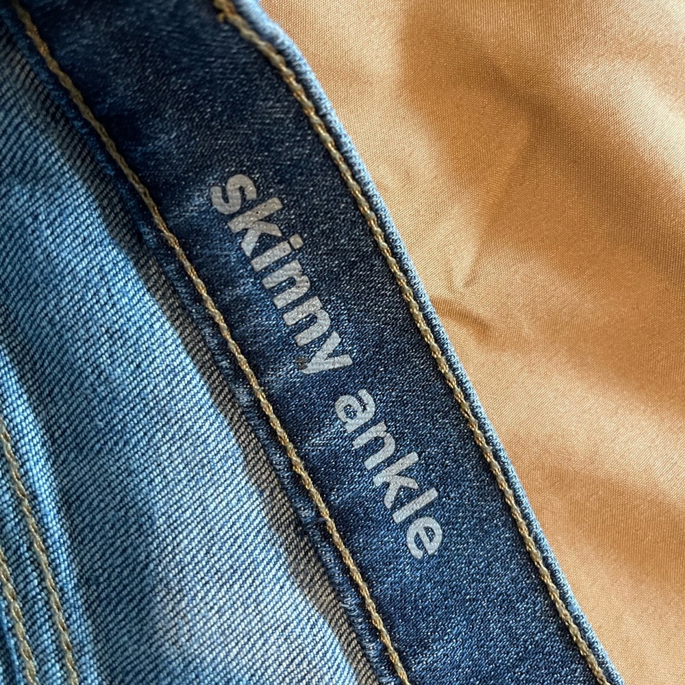 JCP Skinny Ankle High-Stretch Denim Jeans Sz 31/12 - Picture 7 of 8